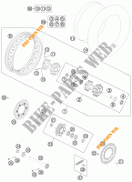 REAR WHEEL for KTM 990 ADVENTURE R 2012