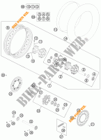 REAR WHEEL for KTM 990 ADVENTURE R 2012
