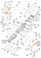 TANK / SEAT for KTM 990 ADVENTURE R 2012