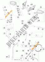 HANDLEBAR / CONTROLS for KTM 1190 RC8 R 2010