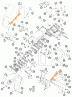 PLASTICS for KTM 990 ADVENTURE BAJA 2013