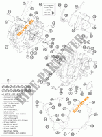 CRANKCASE for KTM 990 ADVENTURE DAKAR EDITION 2011