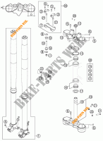 FRONT FORK / TRIPLE CLAMP for KTM 990 ADVENTURE DAKAR EDITION 2011