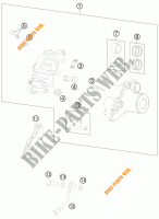 REAR BRAKE CALIPER for KTM 990 ADVENTURE DAKAR EDITION 2011
