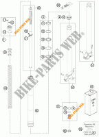 FRONT FORK (PARTS) for KTM 990 ADVENTURE DAKAR EDITION 2011