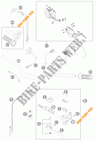 HANDLEBAR / CONTROLS for KTM 990 ADVENTURE DAKAR EDITION 2011