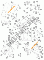 PLASTICS for KTM 990 ADVENTURE DAKAR EDITION 2011