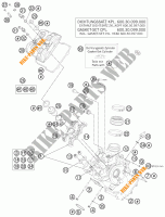 CYLINDER HEAD FRONT for KTM 990 ADVENTURE DAKAR EDITION 2011