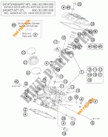 CYLINDER HEAD REAR for KTM 990 ADVENTURE DAKAR EDITION 2011