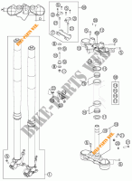 FRONT FORK / TRIPLE CLAMP for KTM 990 ADVENTURE DAKAR EDITION 2011