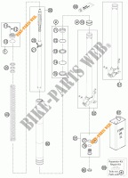 FRONT FORK (PARTS) for KTM 990 ADVENTURE DAKAR EDITION 2011