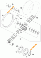 FRONT WHEEL for KTM 990 ADVENTURE DAKAR EDITION 2011