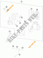 REAR BRAKE CALIPER for KTM 990 ADVENTURE DAKAR EDITION 2011