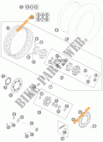 REAR WHEEL for KTM 990 ADVENTURE DAKAR EDITION 2011
