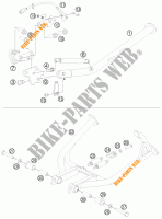 SIDE / MAIN STAND for KTM 990 ADVENTURE DAKAR EDITION 2011