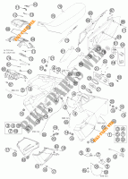 TANK / SEAT for KTM 990 ADVENTURE DAKAR EDITION 2011