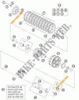 CLUTCH for KTM 990 ADVENTURE ORANGE ABS 2011