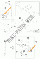 HANDLEBAR / CONTROLS for KTM 990 ADVENTURE ORANGE ABS 2011