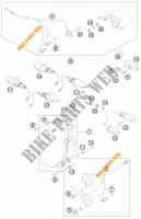 HEADLIGHT / TAIL LIGHT for KTM 990 ADVENTURE ORANGE ABS 2011