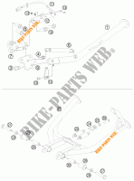 SIDE / MAIN STAND for KTM 990 ADVENTURE ORANGE ABS 2011