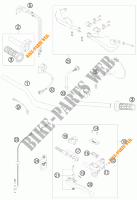 HANDLEBAR / CONTROLS for KTM 990 ADVENTURE WHITE ABS 2010