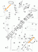HANDLEBAR / CONTROLS for KTM 1190 RC8 R 2009