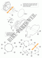 CLUTCH COVER for KTM 950 ADVENTURE ORANGE 2006