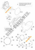 CLUTCH COVER for KTM 950 ADVENTURE ORANGE 2005