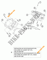 CYLINDER for KTM 950 ADVENTURE ORANGE LOW 2004