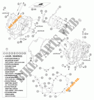 CRANKCASE for KTM 950 ADVENTURE SILVER LOW 2004