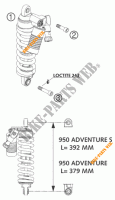 SHOCK ABSORBER for KTM 950 ADVENTURE SILVER LOW 2004