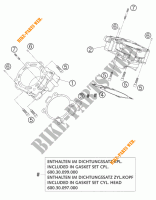 CYLINDER for KTM 950 ADVENTURE S ORANGE 2004