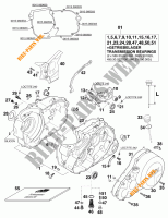 CRANKCASE for KTM 640 ADVENTURE R D 1998