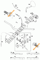 HANDLEBAR / CONTROLS for KTM 640 ADVENTURE R D 1998