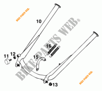 SIDE / MAIN STAND for KTM 640 ADVENTURE R D 1998