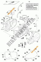 CRANKCASE for KTM 640 ADVENTURE R 2001