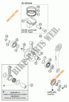 CRANKSHAFT / PISTON for KTM 640 LC4 ADVENTURE 2003