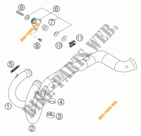 EXHAUST for KTM 640 LC4 ADVENTURE 2003