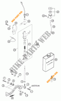 REAR BRAKE MASTER CYLINDER for KTM 640 LC4 ADVENTURE 2003