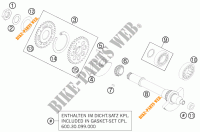 BALANCER SHAFT for KTM 990 SUPERMOTO T WHITE ABS 2012