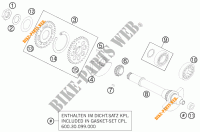 BALANCER SHAFT for KTM 990 SUPERMOTO T ORANGE ABS 2012