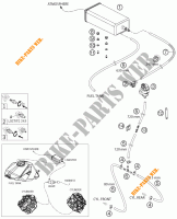EVAPORATIVE CANISTER for KTM 1190 RC8 ORANGE 2010
