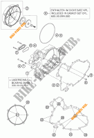 CLUTCH COVER for KTM 990 SUPERMOTO T ORANGE 2009