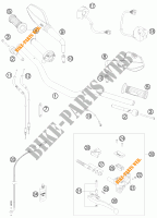 HANDLEBAR / CONTROLS for KTM 990 SUPERMOTO R 2009