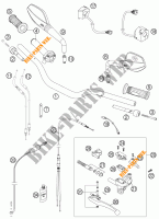 HANDLEBAR / CONTROLS for KTM 950 SUPERMOTO R 2007