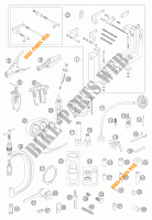 SPECIFIC TOOLS (ENGINE) for KTM 950 SUPERMOTO R 2007