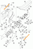 TANK / SEAT for KTM 950 SUPERMOTO R 2007