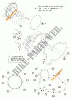 CLUTCH COVER for KTM 950 SUPERMOTO BLACK 2006