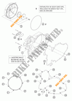 CLUTCH COVER for KTM 950 SUPERMOTO ORANGE 2005