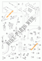 SPECIFIC TOOLS (ENGINE) for KTM 950 SUPERMOTO ORANGE 2005